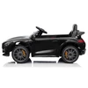 Juodas Mercedes GTR akumuliatorinis automobilis