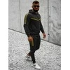 Juodas spalvos vyriškas sportinis komplektas Ronex