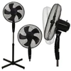 Longwell Industrial Juodas pastatomas ventiliatorius 45W, 3 režimai
