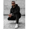 Juodas vyriškas sportinis komplektas Slit