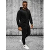 Juodas vyriškas veliūrinis komplektas Style