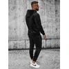 Juodas vyriškas veliūrinis komplektas Style