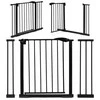 Apsauginė tvorelė, 74-105 cm, laiptams, durims, juoda, ECOTOYS