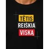 Juodi marškinėliai Tėtis reiškia viską