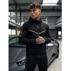 Juodos spalvos vyriškas sportinis komplektas Ronex