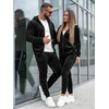 Juodų veliūrinių komplektų rinkinys Rojo