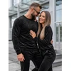 Juodų veliūrinių komplektų rinkinys Royal