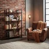 Modernhome Lentyna metaliniu rėmu svetainei ar biurui, 4 lentynos