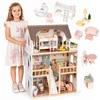Medinis lėlių namelis 3 aukštų ECOTOYS