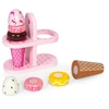 Ecotoys Medinių Velcro ledų rinkinys vaikams, 9 elementai