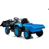 Mėlynas elektrinis traktorius BW-X002A su kaušu