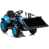 Mėlynas elektrinis traktorius BW-X002A su kaušu