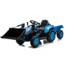 Mėlynas elektrinis traktorius BW-X002A su kaušu