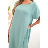 Mėtinė suknelė su kišenėmis Safira