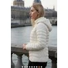 Moteriška balta striukė Kaja
