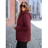 Moteriška bordo spalvos striukė Marsi