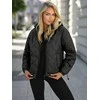 Moteriška juoda gobtuvu striukė Lamir