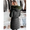 Moteriška juoda žieminė striukė Trend