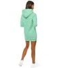 Moteriška mėtinė suknelė su gobtuvu Megan