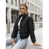 Moteriška pereinamojo sezono juoda striukė Elin