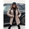 Moteriška rusva dygsniuota striukė Crystal