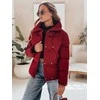 Moteriška žiemeinė bordo spalvos striukė Lari