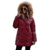 Moteriška žieminė bordo spalvos striukė Verni