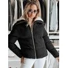 Moteriška žieminė juoda striukė Trendy