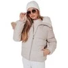 Moteriška žieminė rusva striukė Trendy