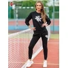Moteriškas juodas sportinis komplektas Vytis