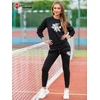 Moteriškas juodas sportinis komplektas Vytis