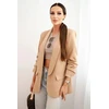 Moteriškas šviesiai rudas švarkas Florita
