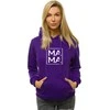 Moteriškas violetinis džemperis MAMA