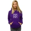 Moteriškas violetinis džemperis MAMA