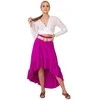 Moteriškas violetinis sijonas Pixel