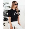 Moteriški juodi marškinėliai Joy