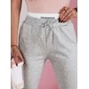 Moteriškos laisvalaikio pilkos slim fit kelnės Sport
