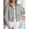 Pilka moteriška oversize bomber striukė Milina