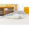 Lean Toys Pilkas pliušinis delfinas 70 cm