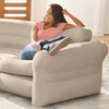 Pripučiama keturvietė kampinė sofa 257x203x76 cm INTEX 68575