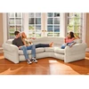 Pripučiama keturvietė kampinė sofa 257x203x76 cm INTEX 68575