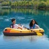 Pripučiama valtis 2 vietų, su siurbliu ir 2 irkliais INTEX 66312