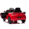 Raudonas Ford Mustang automobilis
