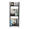 Modernhome Moderni lentyna, metalinis rėmas, LOFT, juoda