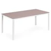 Smėlio spalvos stalas 6 asmenims 156 x 78 cm