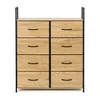Spintelė su 8 audinio stalčiais 80 cm ModernHome