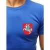Šviesiai mėlyni vyriški marškinėliai Herbas