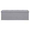 Modernhome Šviesiai pilka daiktų laikymo dėžė 111x38 cm