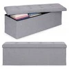 Modernhome Šviesiai pilka daiktų laikymo dėžė 111x38 cm