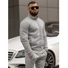 Šviesiai pilkas vyriškas sportinis kostiumas Armin